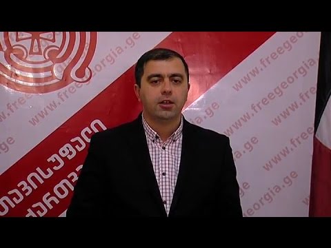 \"თავისაუფალი საქართველოს\" ლიდერის კახა კუკავას ბრიფინგი
