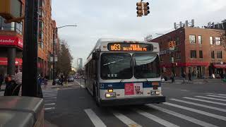 NYC Bus: Brooklyn Bridge Park bound C40LF 429 B63 at Atlantic Av/Court St