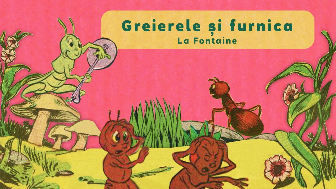 Greierele si fabula de La Fontaine - YouTube