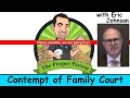 High Conflict Child Custody: Contempt of Family Court