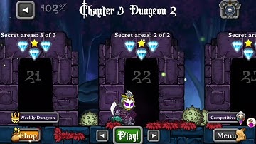 Magic Rampage- Chapter 3- dungeon 2 secret area 2 (Rampage Mode)