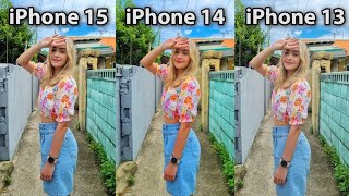 iPhone 15 vs iPhone 14 vs iPhone 13 Camera Test Comparison