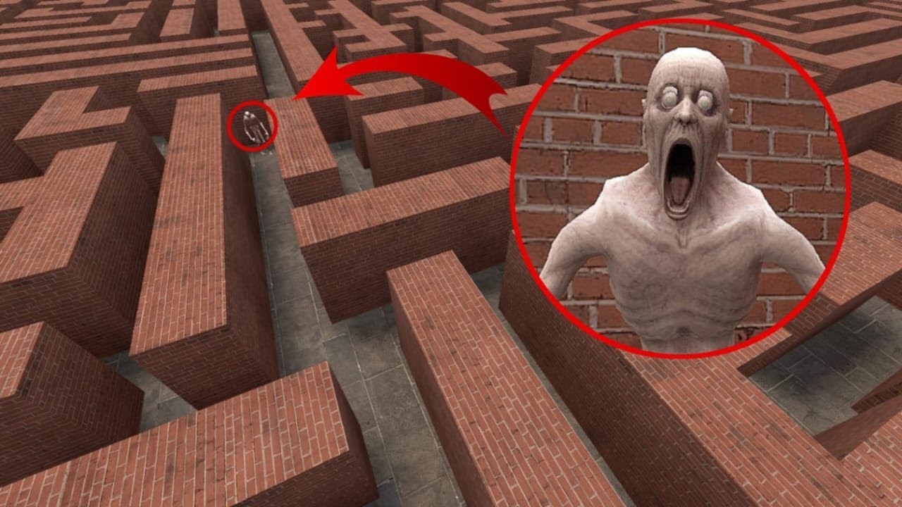 Never Go To Maze With SCP 096 in Garry'sMod 