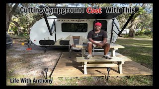 My Tiny RV Life | Cutting Campground Cost With This | New Walking Shoes | Chicken/ Vegetable Dinner