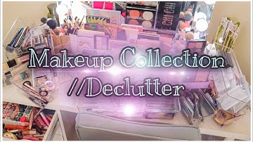 Makeup Collection//Declutter: Lashes, Glitters, Pigments, Lip & Eye Pencils, Mascaras, Brows