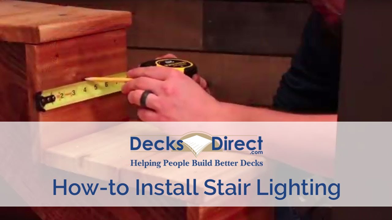 How To Install Stair/Step Lighting YouTube