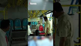 Momen Prabowo Jajal Bus Listrik Transjakarta shorts