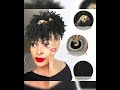 Black Headband Afro Wig