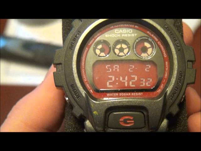 G-shock DW6900SB-8 - YouTube