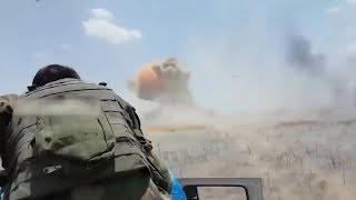 شاهد كيف داعش يرسل مفخخاته في اربع ساعات من تقدمات البيشمركة peshmerga vs isis