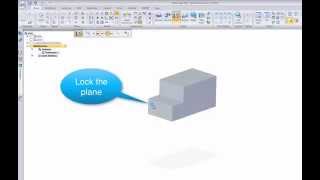 Solid Edge tutorial, use the a-key in Synchronous