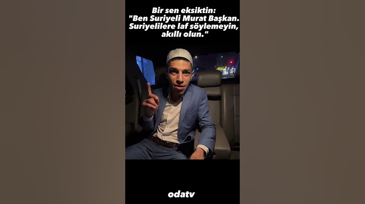 Bir sen eksiktin: "Ben Suriyeli Murat Başkan. Suriyelilere laf söylemeyin, akıllı olun." #shorts