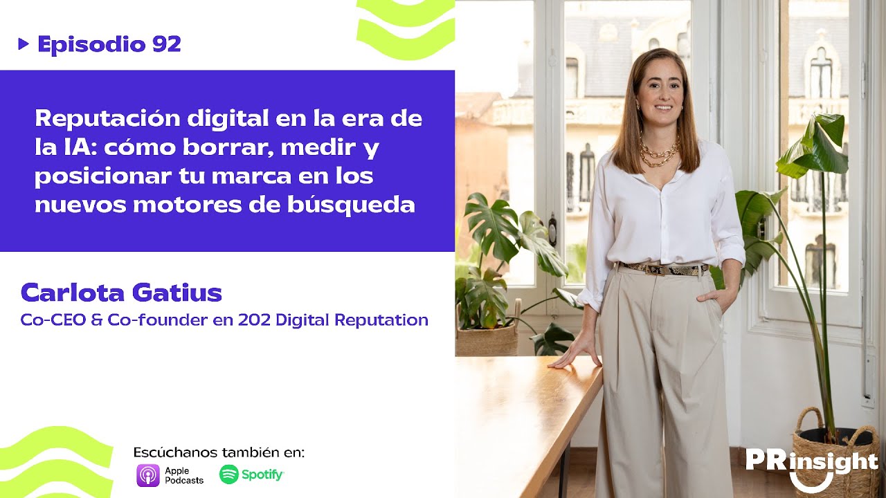EP92 | Carlota Gatius: La nueva reputación digital en la era de la IA y el SEO algorítmico