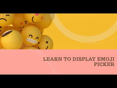Display Emoji picker