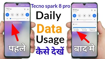 Tecno Spark 8 Pro Daily Data Usage Kase Dekhe | Tecno Spark Daily Data Usage Not Show