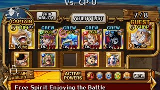 OPTC PKA CP0 lvl 150, double G5 captain, no Zoro Sanji