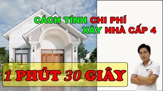 CÁCH TÍNH CHI PHÍ XÂY DỰNG NHÀ CẤP 4 CHUẨN XÁC NHẤT| Ks Lý Trường An