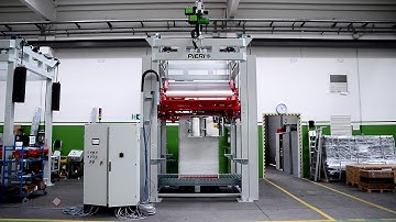 PIERI Fully automatic rotating ring wrapping machine | Clearpack