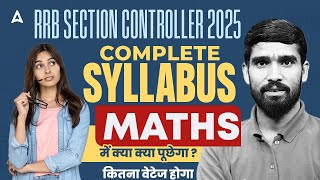 RRB Section Controller Syllabus 2025 | Complete Maths Syllabus & Weightage | By Hariom Sir Net Worth