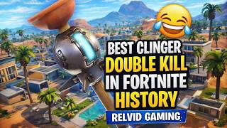 Best Clinger Double Kill in Fortnite History! 💣😱