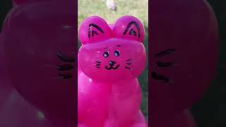 Balloon Animal Cat DIY #balloonanimals #balloondecoration #cat