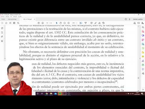 Derecho Civil - Nulidad y anulabilidad del contrato