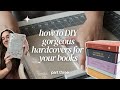 Part 3 How To Turn Books Into Custom Hardcovers Rebinding Tutorial Cover Design