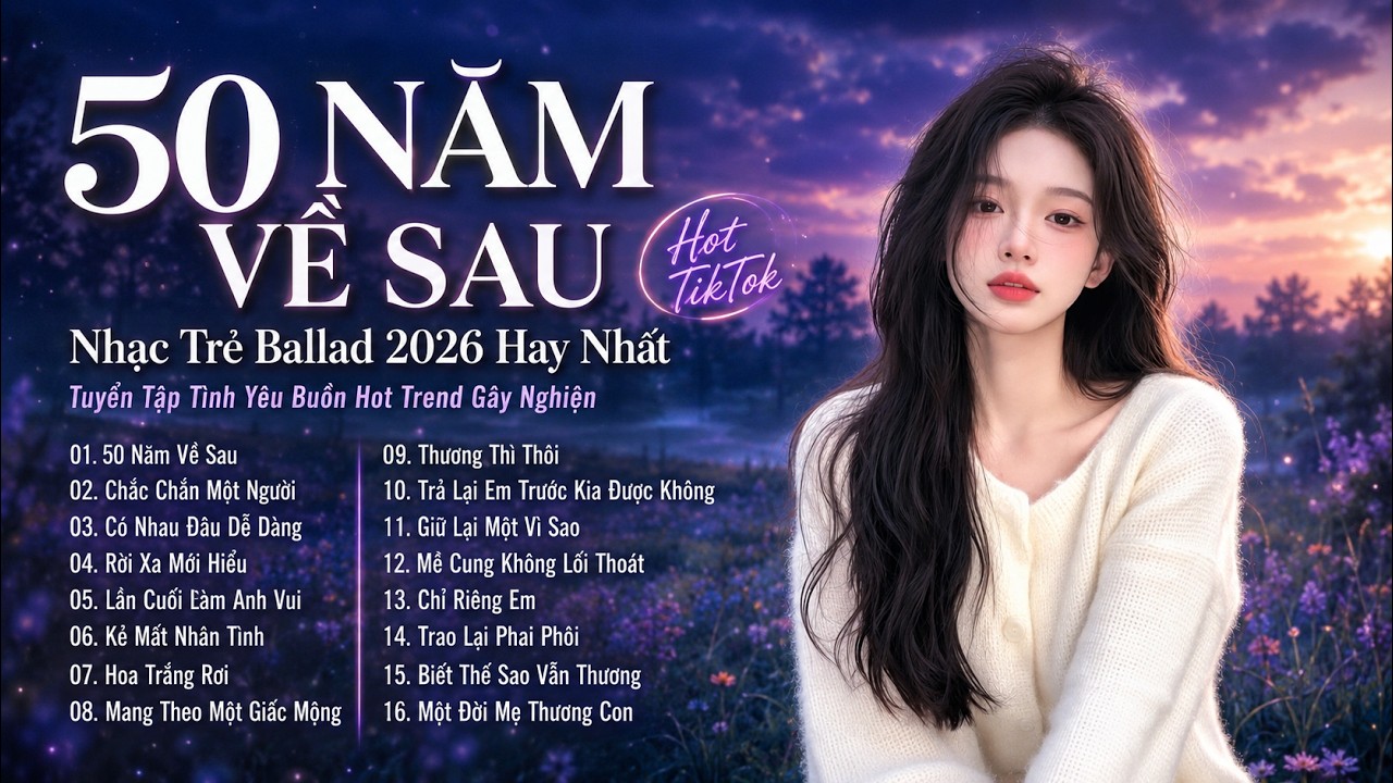 50 Năm Về Sau - Nhạc Trẻ Ballad 2026 Hay Nhất | Tuyển Tập Tình Yêu Buồn Hot Trend Gây Nghiện