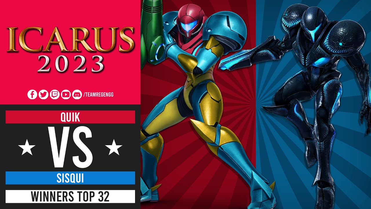 Icarus 2023: Winners Top 32 - HIVE| Quik (Samus) Vs Giants| Sisqui (Dark Samus)
