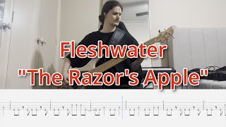 Fleshwater "The Razor's Apple" Bass Cover + Tab + Backing Track