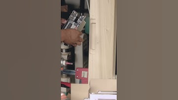 Installing Sugatsune Hidden Door Hinges #shorts