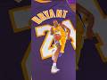 Kobe Bryant 🐍　#seeyouagain #kobebryant #nba #design #custom #art #basketball #lakers #kobe #shorts