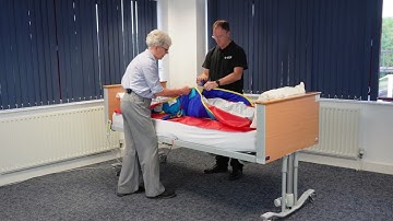 Fitting a Sling in Bed Using a Tubular Slide Sheet
