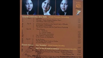 Part III. 7. Three Dances - I. Moderato, Godowsky: Jave Suite, Esther Budiardjo, Piano