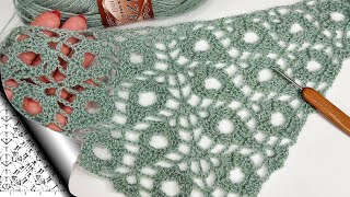 : % !      ! (   ) / Crochet shawl