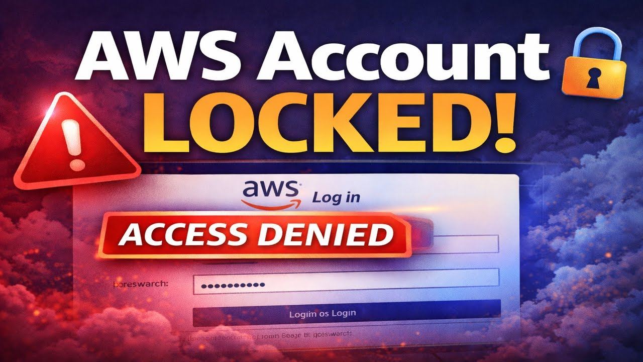 AWS Account Locked! How One IAM Mistake Cost Me