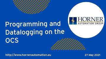 Programming and using Datalogging on the OCS
