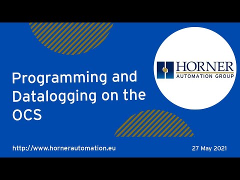 Programming and using Datalogging on the OCS