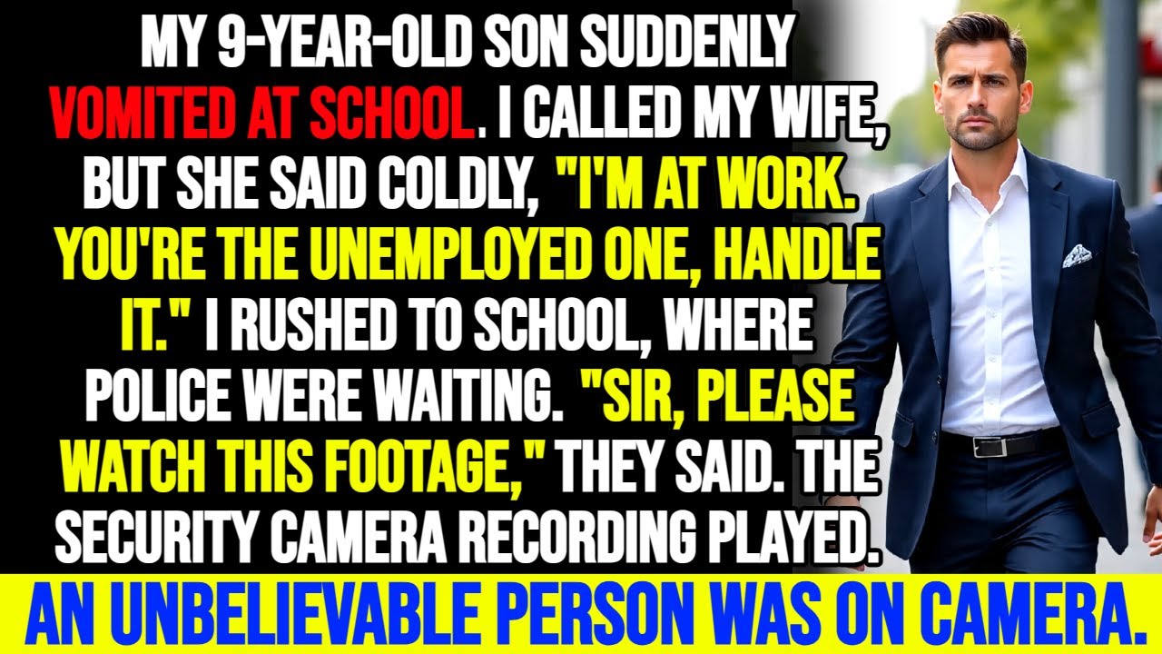 My 9-Year-Old Threw Up in Class. The School Showed Me the Camera Footage—It Broke Me