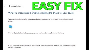 How To Fix Windows Encountered a Problem installing The Network Driver Software