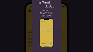 A Word A Day Mobile App screenshot 3