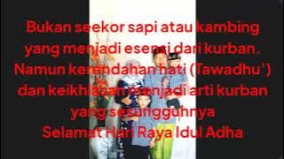 Takbir Lebaran Idul Adha 3 Menit