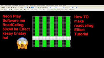 How To Make  Road ceiling effect tutorial  neonplay tutorial in hindi