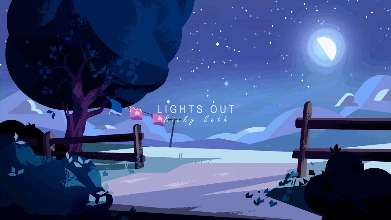 Relaxing Sleep Music | Crickets Summer Night | Beautiful Piano | Nature | Bicky Seth- Lights Out