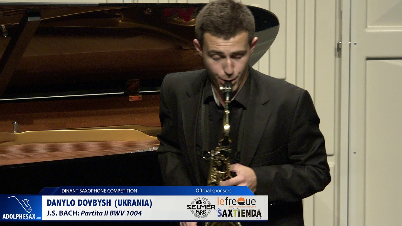 Danylo Dovbysh (Ukraine)-  Partita II by J.S.Bach (Dinant 2019)