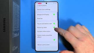 Samsung Galaxy S26,S26+,S26 Ultra: How to Add Text To Lock Screen screenshot 1
