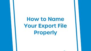 Name Your File Properly - How to create a Visually Attractive Presentation