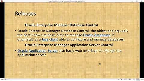 Performance Monitoring Oracle Cloud Control 12C