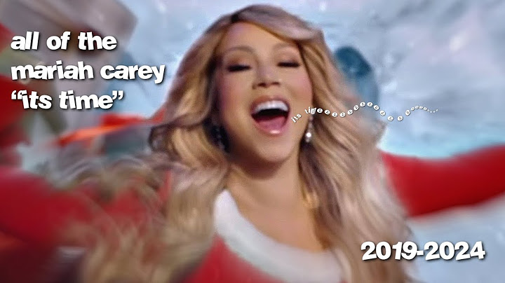 all of the mariah carey “its timeee” 2019-2024 - miaqrss