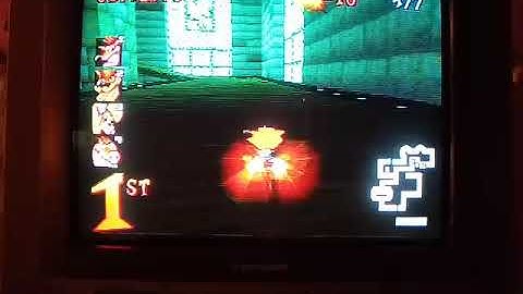 CTR Crash Team Racing: Arcade: Cortex Castle: Single: Easy: 7 Laps [Race Time] - Playstation 1